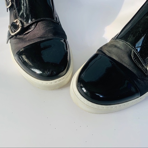 Dsquared2 Patent Leather Monk Strap Sneakers - Picture 2 of 7